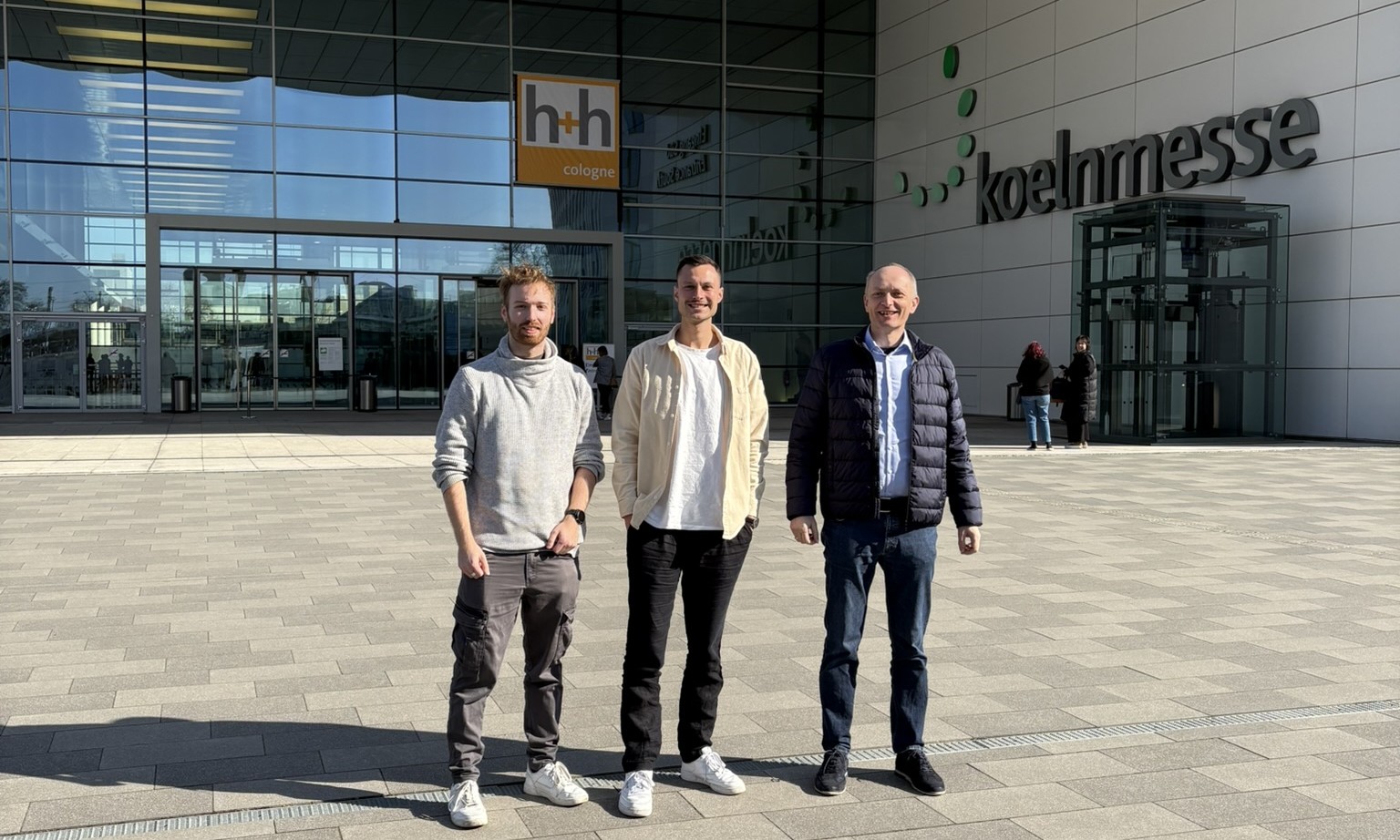 Das emborado Team auf der h+h-cologne