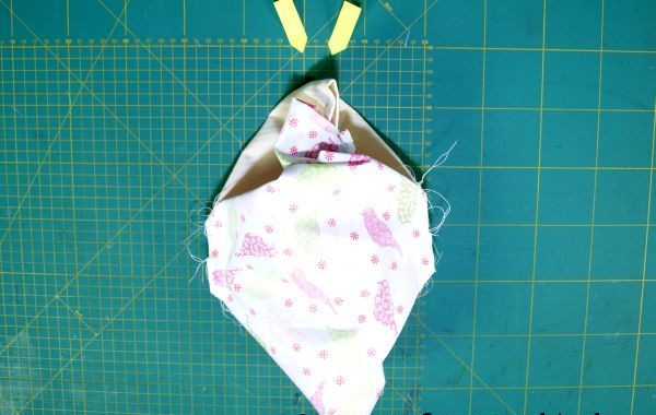 Fertig gestellte Tasche