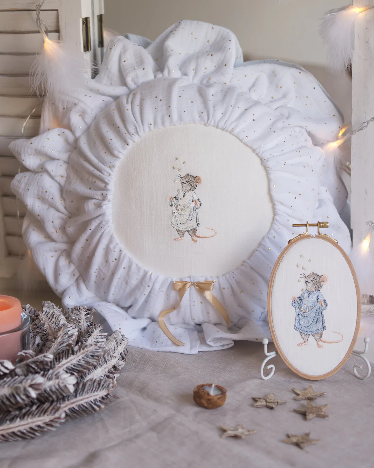 Sterntalermaus aus der Weihnachtsglück Kollektion von Cora Design