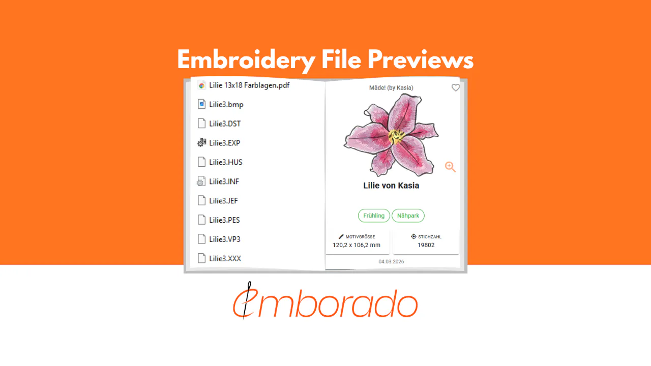 Preview Images for Embroidery Files: How to View PES, DST, JEF & More