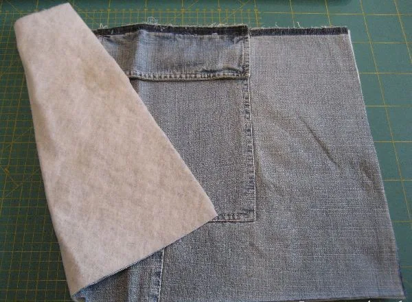 Fuse batting/interfacing onto the wrong side