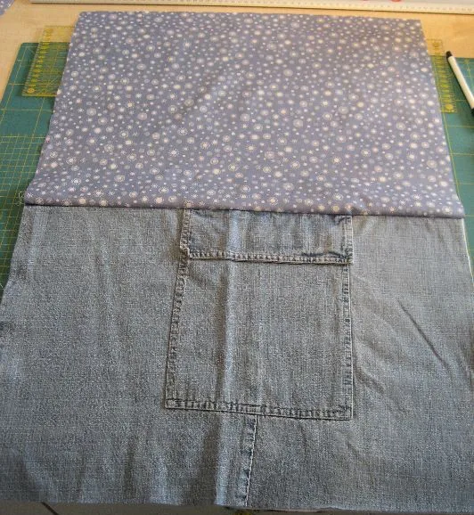 Pin and stitch the top edge