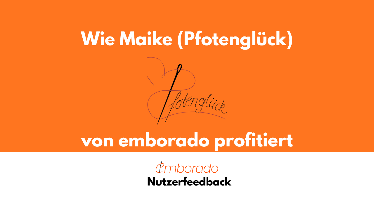 How Pfotenglück Uses emborado in Daily Business, at Markets and in an Online Shop