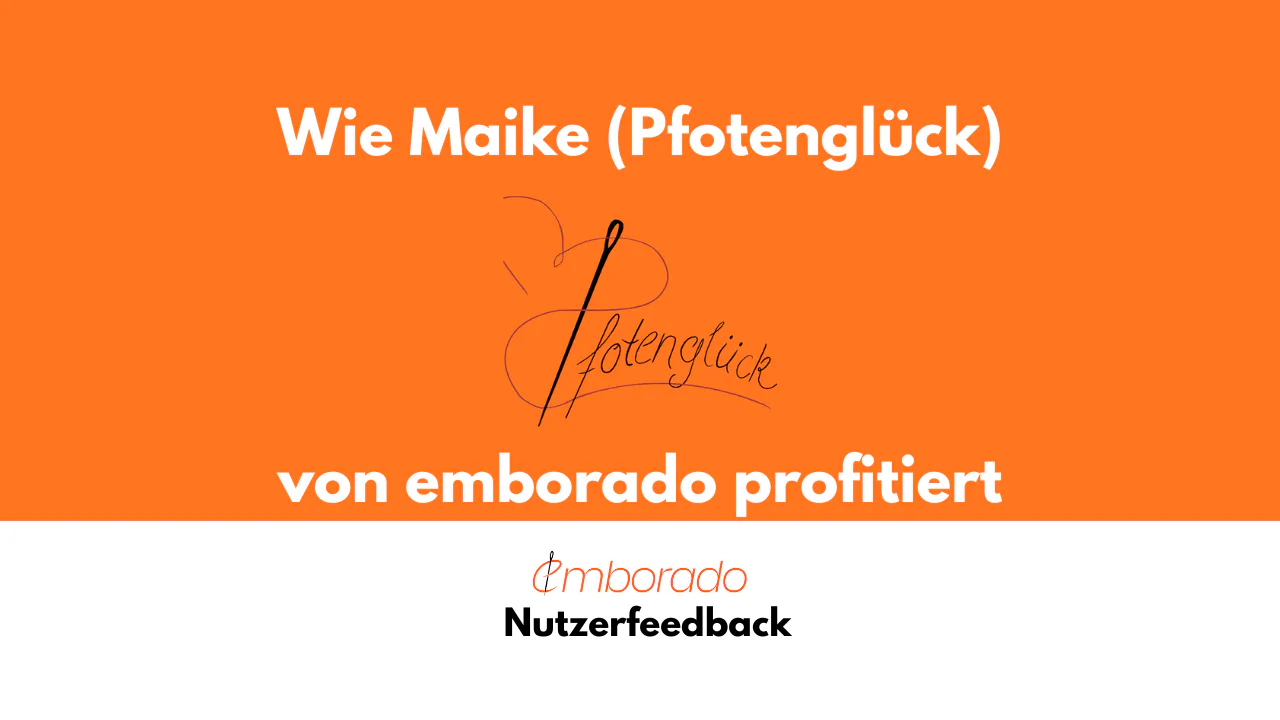 How Pfotenglück Uses emborado in Daily Business, at Markets and in an Online Shop