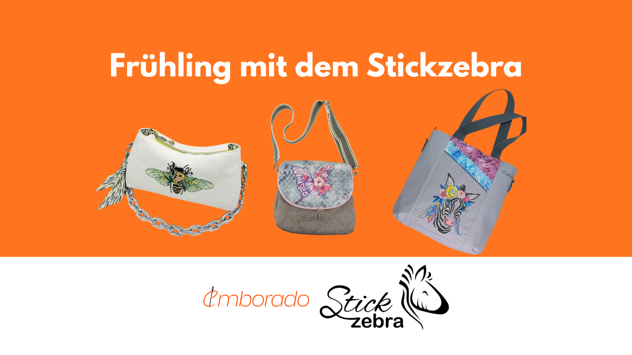 Frühlings- und Sommermotive vom Stickzebra: Kleine Details mit großer Wirkung
